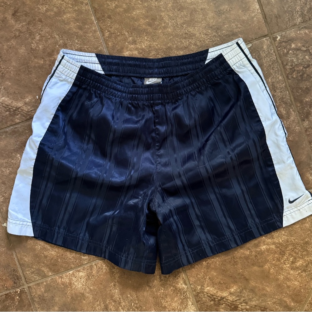 Vintage Nike Dark Blue Sports Shorts